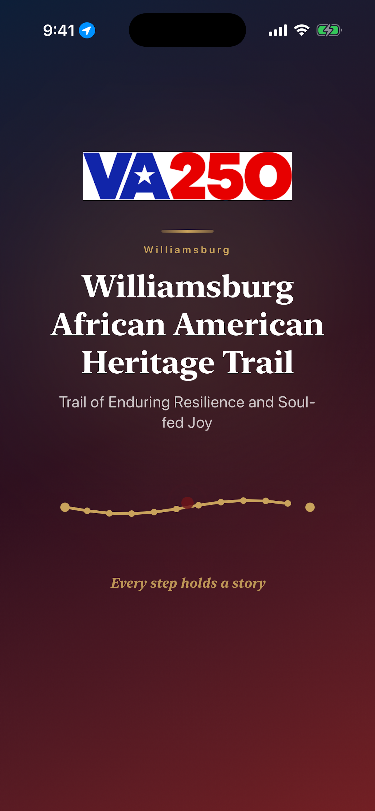 Williamsburg Heritage Trail on iPhone